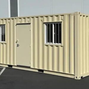 20ft Ground Level Office Container – Portable, Secure & Fully Equipped Onsite Workspace
