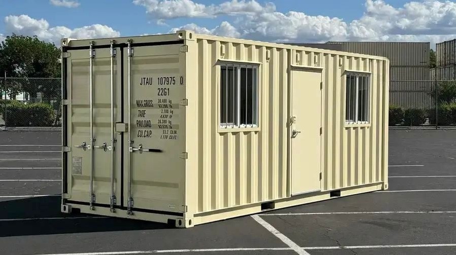 20ft Ground Level Office Container – Portable, Secure & Fully Equipped Onsite Workspace - Image 5
