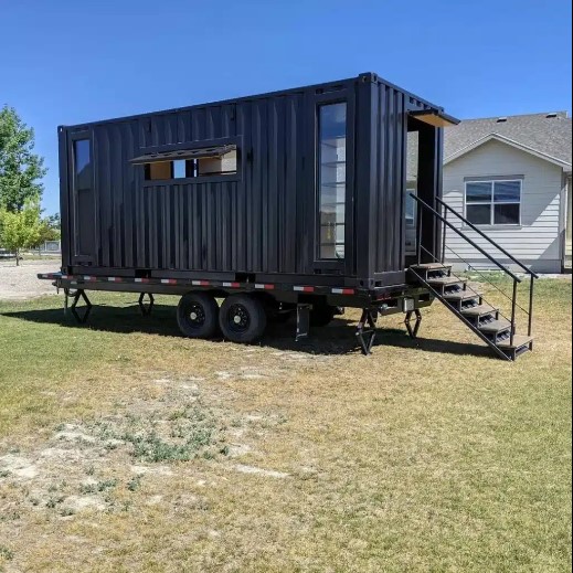 Custom 20ft Shipping Shopping Container on Wheels - Image 8