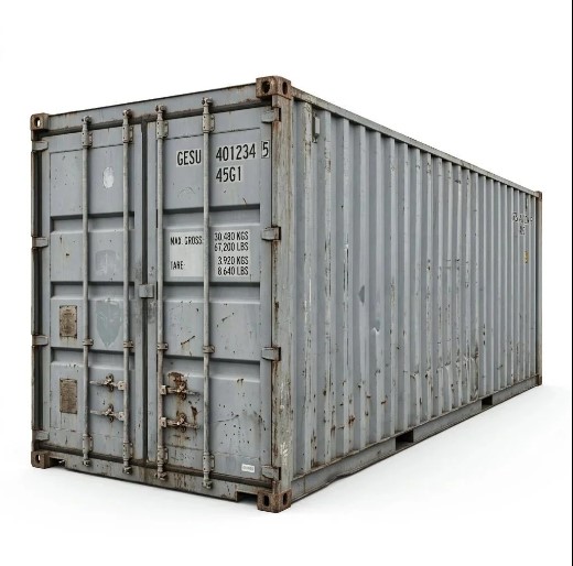 40ft High Cube Standard Container – Gray