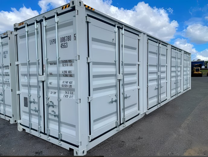 40ft One-Trip High Cube Shipping Container with 4 Side Doors - Image 3