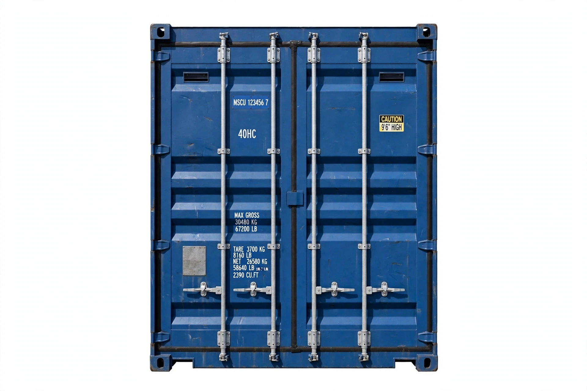 20Ft Shipping Container (One Trip) – Blue