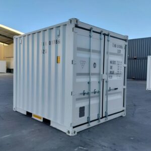 10Ft X 8Ft Shipping Container (One Trip) – White