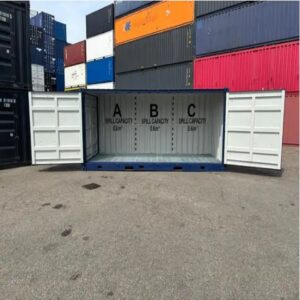 20FT Open Side New (One Trip) Shipping Container Blue